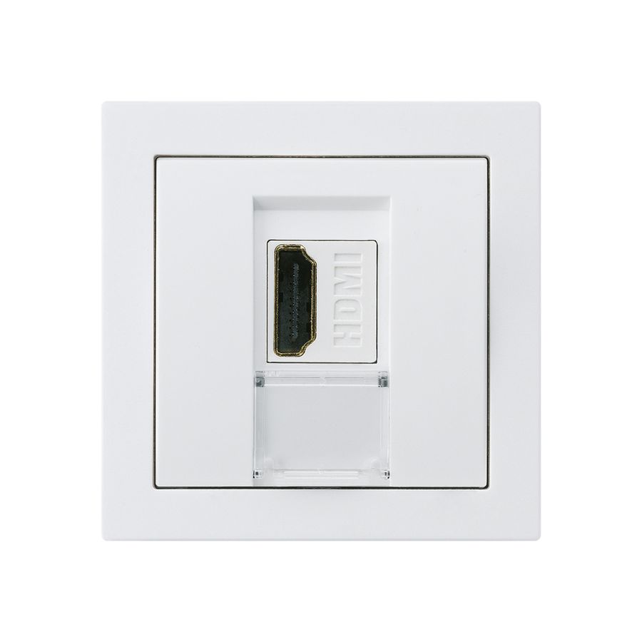 Anschlussdose kallysto A HDMI Durchgangsdose weiss