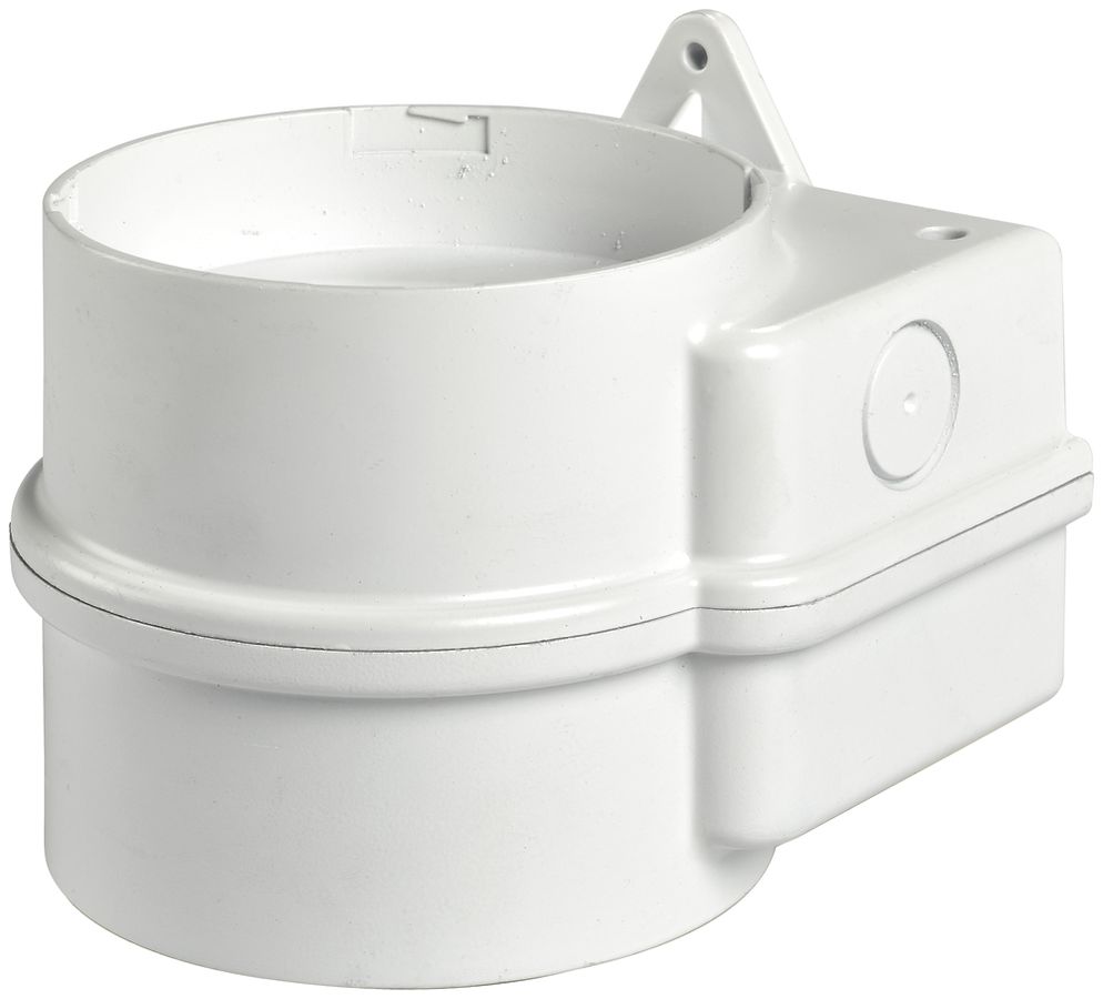 Base Hugentobler DOUBLE 1224 per XLF RGB/SIR-E LED S/M, bianco 120×117×97mm