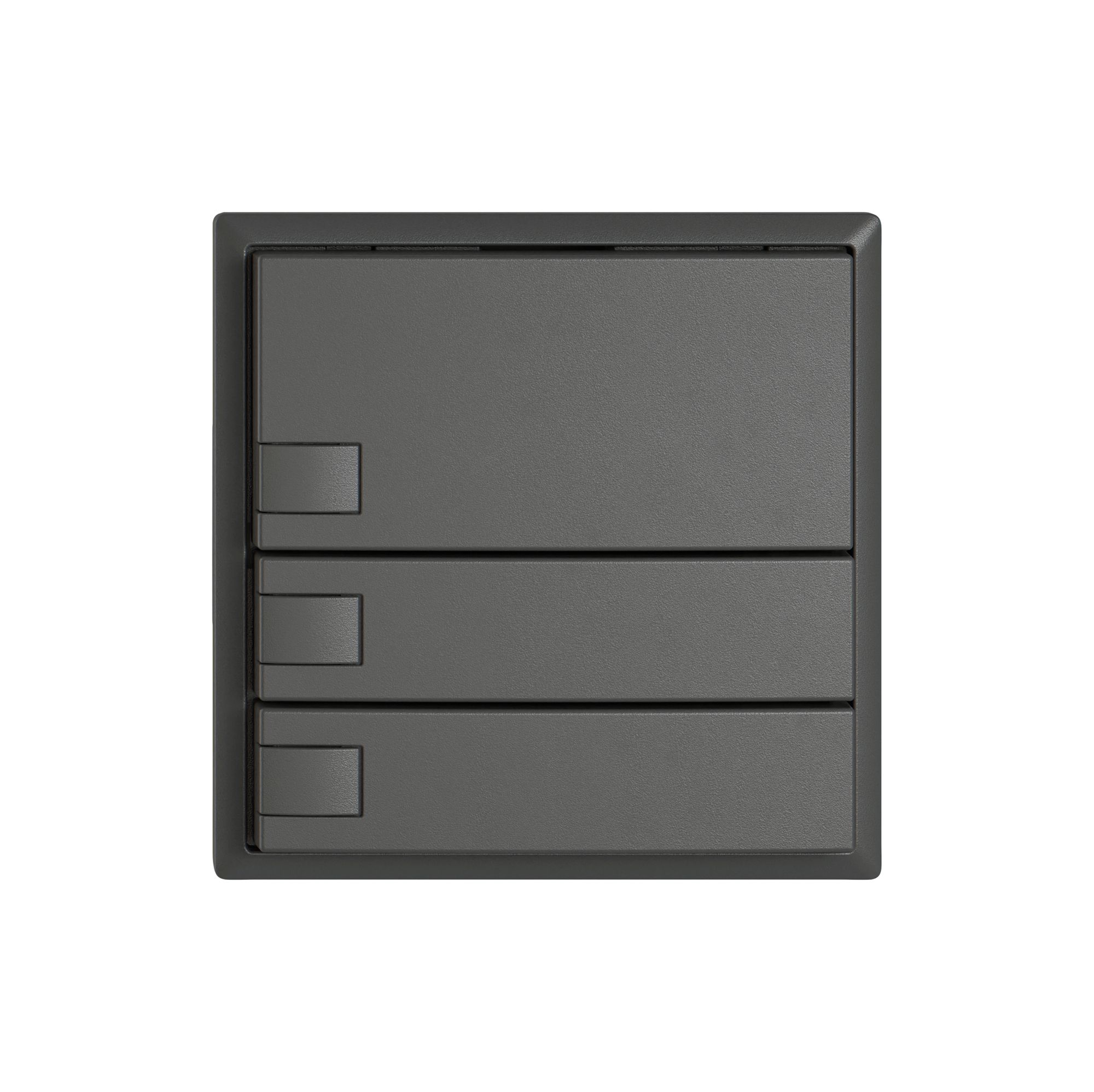 Poussoir KNX RGB EDIZIO.liv SNAPFIX® capteur temp.s.LED 3× comm.1T grf