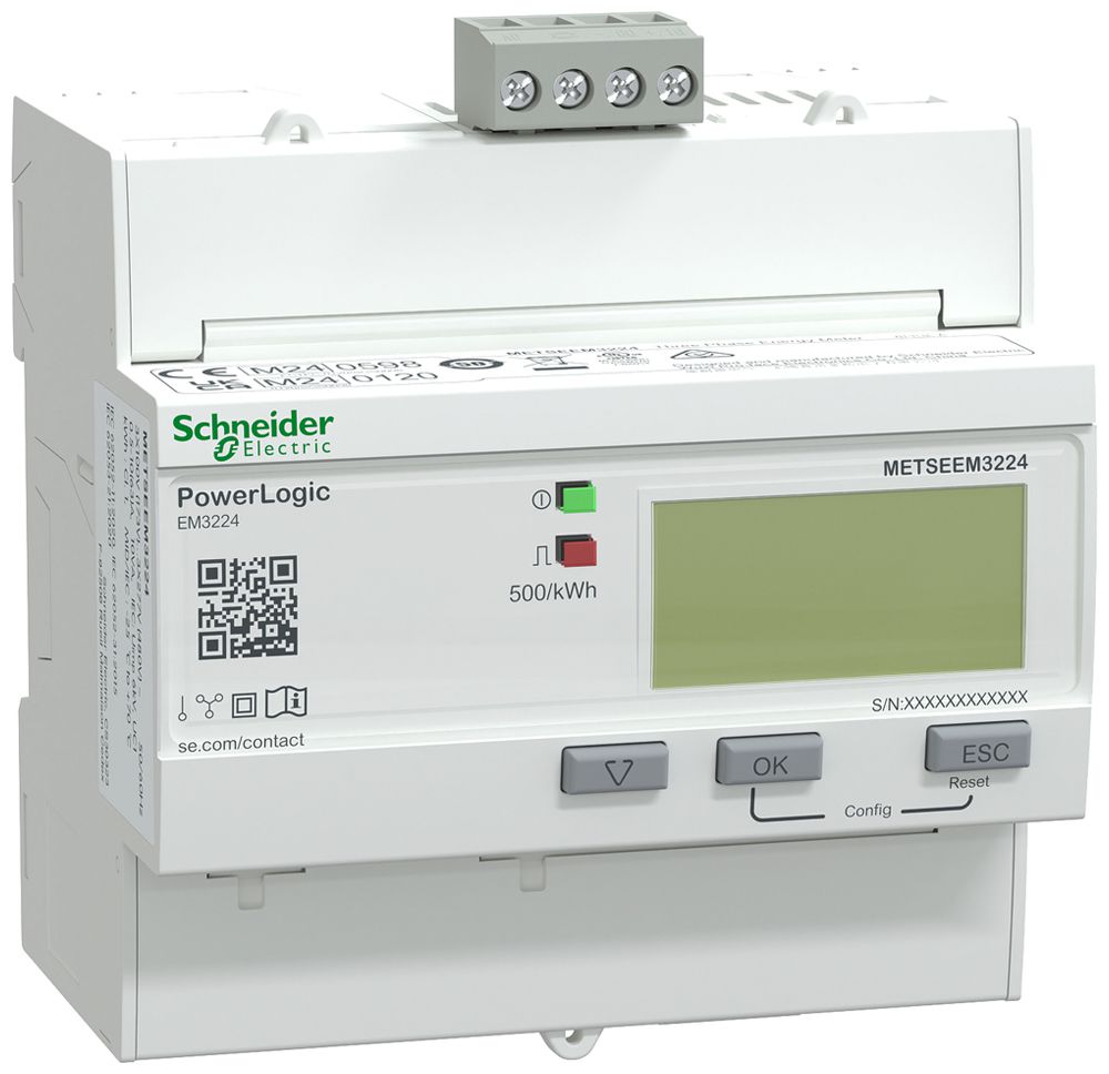 Compteur d'énergie AMD Schneider Electric EM3224 3LN 63A Modbus 5UM D0