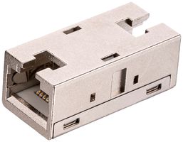 Kopplermodul ROLINE RJ45 Kat.6A Geschirmt LSA Silber