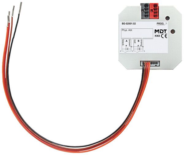EB-Ein-/Ausgangs-Modul KNX MDT BE-02001.02 2-Kan potentialfreie Kontakte