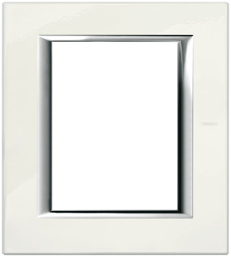 Abdeckrahmen Al weiss lack. Axolute 141.5×127mm