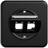 Kit di montaggio INC STANDARDdue SNAPFIX® freenet cat.5e/6 piastra supp.2× ne