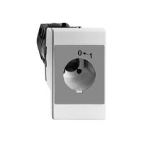 EB-Schlüsselschwenktaster Feller, 1L ohne Sicherheitsschloss, sz, "0←1"