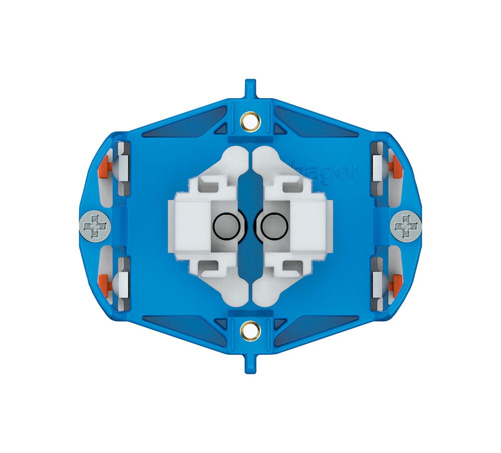 Interrupteur à poussoir lumineux Hager sch 6 LED