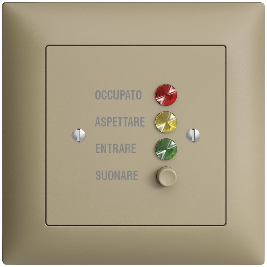 UP-Türstation für Rufleuchte I, EDIZIOdue sand