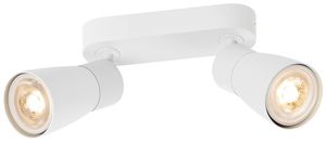 Spot SLV PURI 2.0 Dome CW GU10 2×6W VAR 150×42×138mm blanc