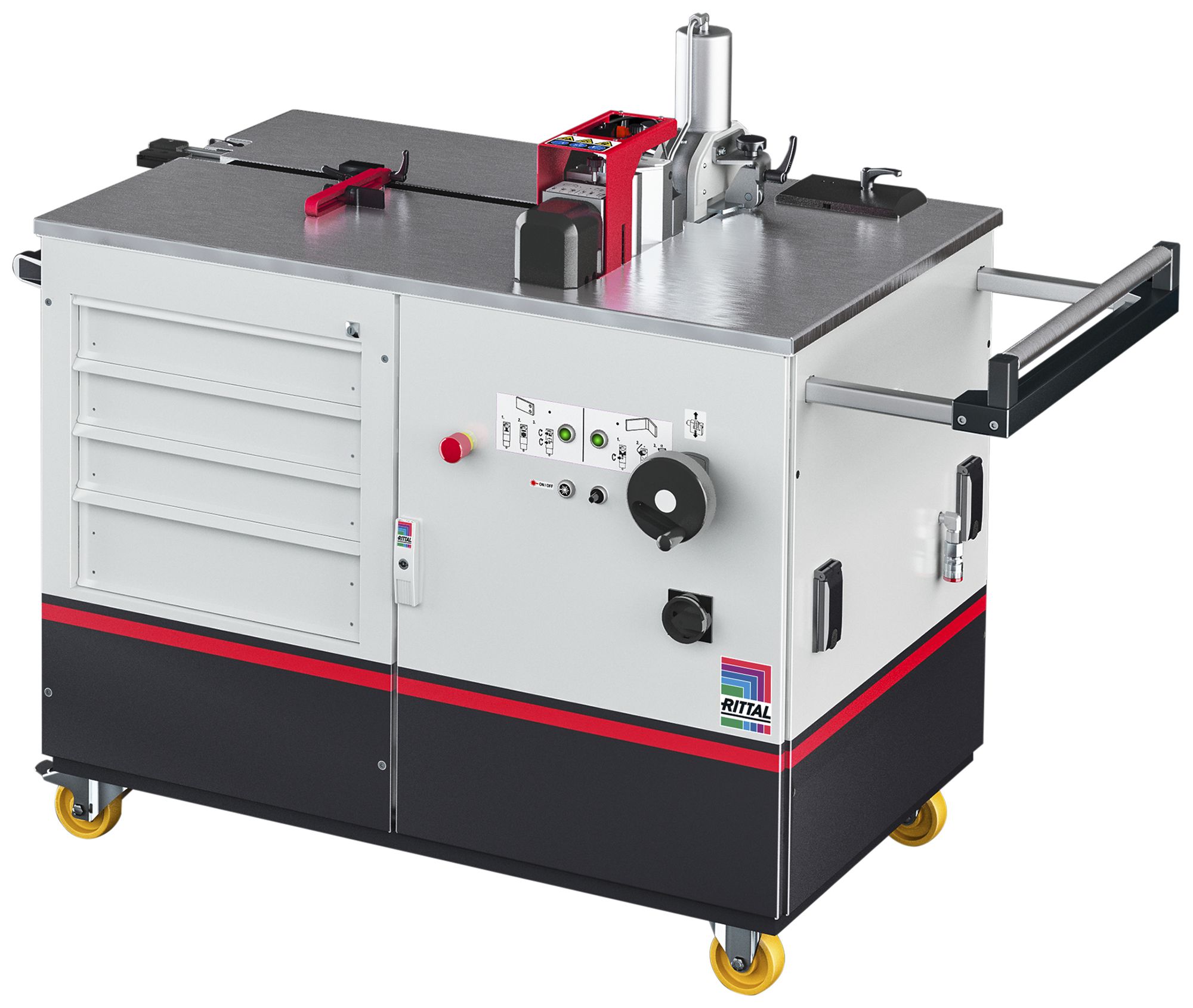 Unité d'usinage Rittal AS 4055.800 1380×1270×945mm 12mm 120mm