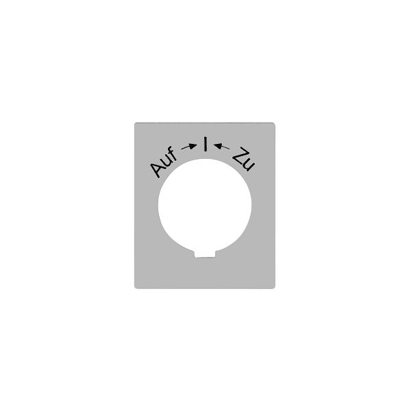 Disque indicateur FLF Auf->I<-Zu pour contact pivotant FH