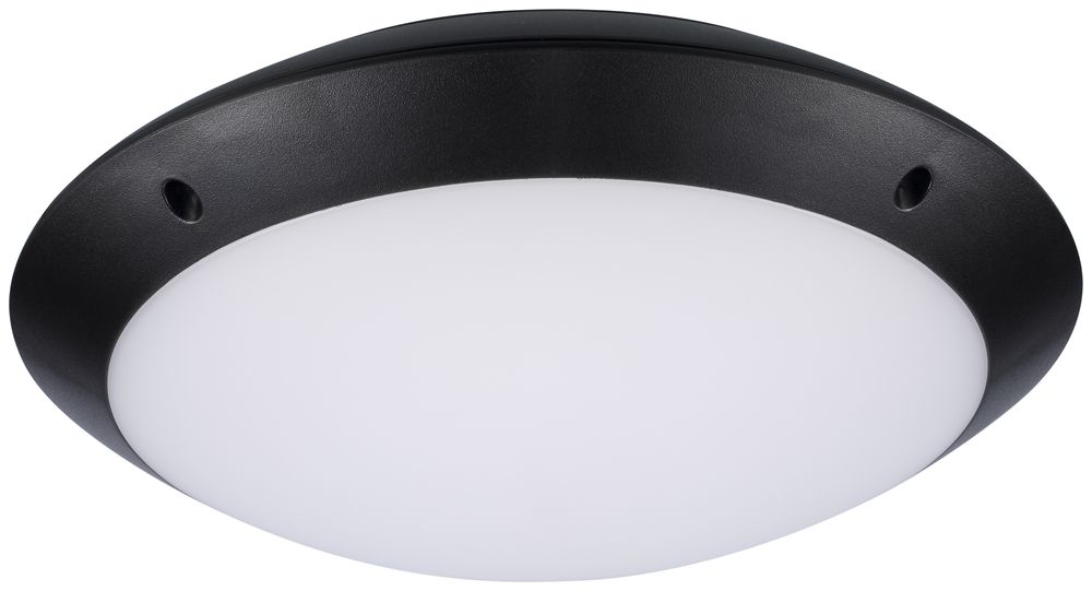 Plafonnier/applique LED START SURFACE Ø350×111mm 24W 2400lm 830 IP66 noir