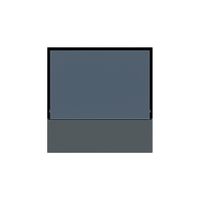 Plaque frontale KNX Hager kallysto pour thermostat anthracite