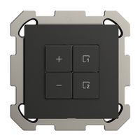 Stazione secondaria INC 1K/4T per dimmer scena Edue Wiser nero