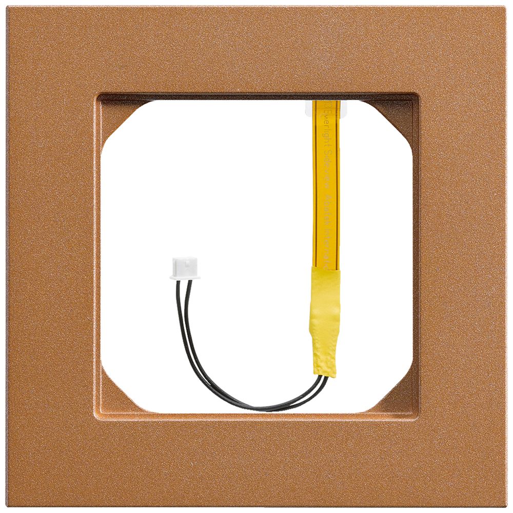 Cadre de recouvrement kallysto.pro 1×1 canyon pour éclairage jaune