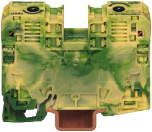 Durchgangsklemme WAGO 2L 35mm² grün/gelb