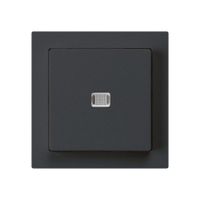 Contact à poussoir lumineux ENC kallysto AR/2P noir