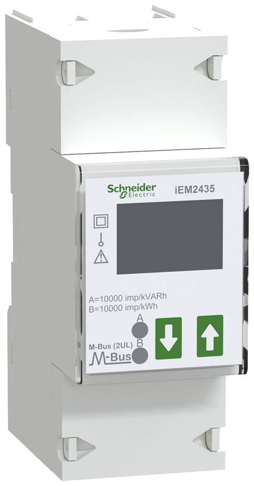 Compteur d'énergie AMD Schneider Electric iEM2435 1P+N 100A Modbus