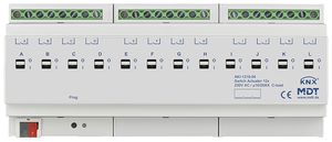 REG-Schaltaktor KNX MDT AKI-1216.04 12-Kan 16A 230VAC 12TE