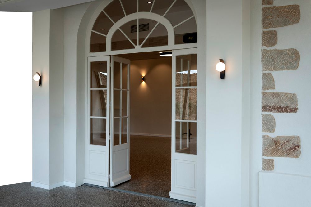 Applique SLV SUN G9 1×40W Ø120×255×40mm tondo nero