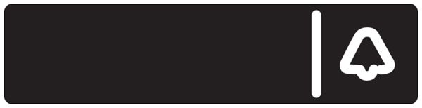 Porta-etichetta Niko NHC 2T per stazione esterna video