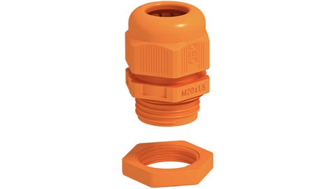 Orange avec contre-écrou et décharge de traction