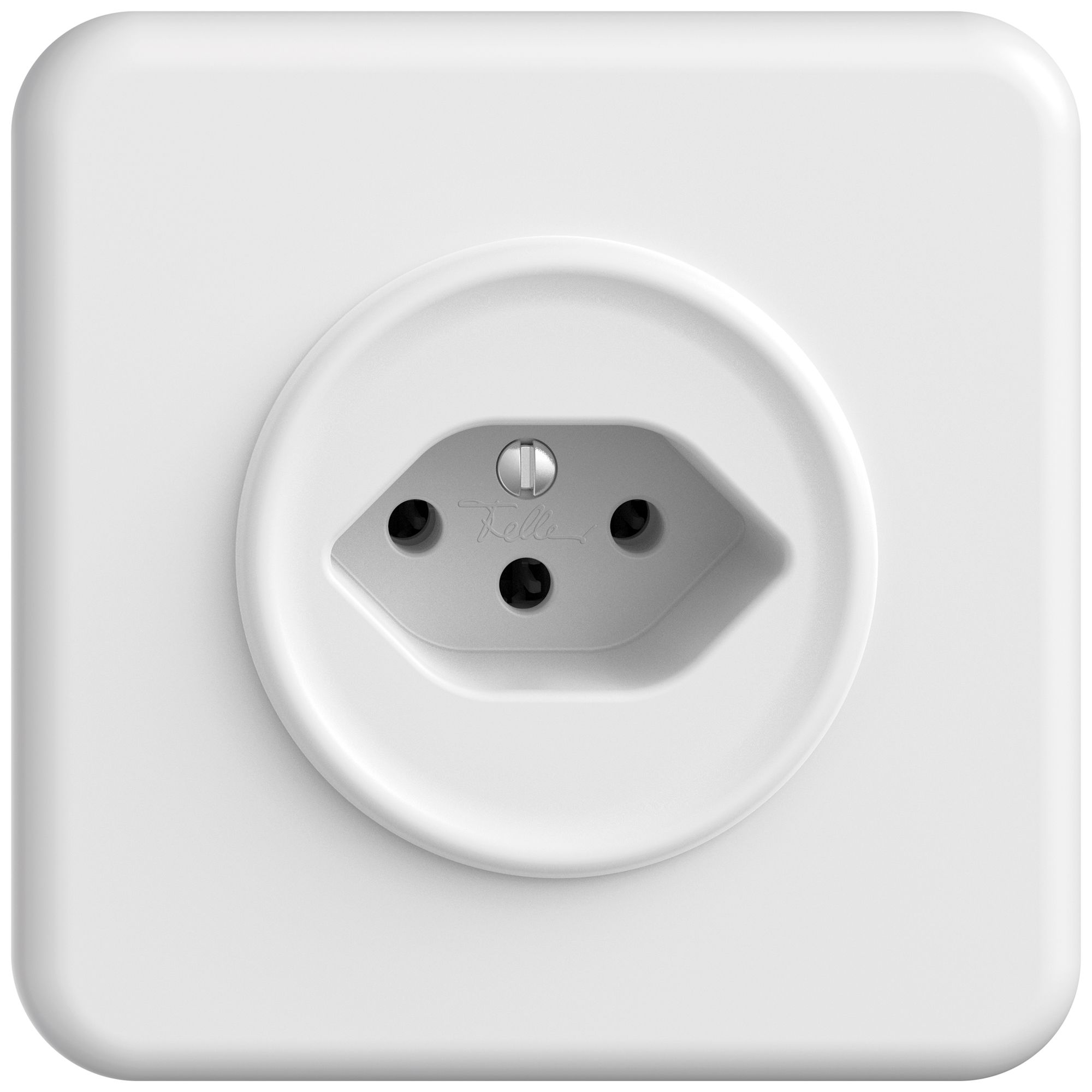 UP-Steckdose STANDARDdue SNAPFIX® 1×T13 ws