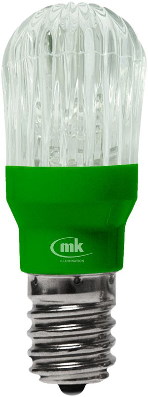 Lampe LED 0.5W 12V vert E14 Bulb MK