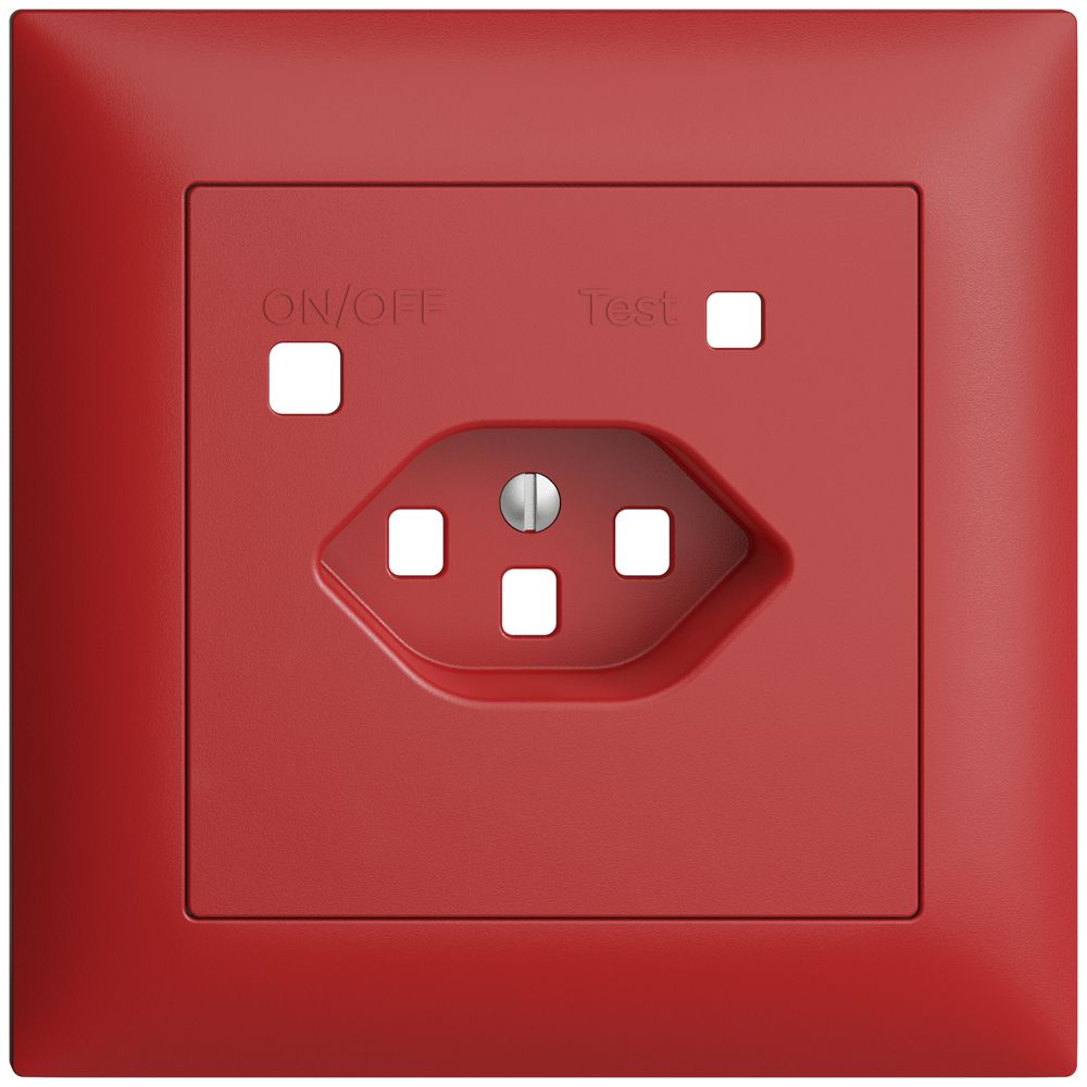 Kit frontale EDIZIOdue per presa FI FMI, T23, berry