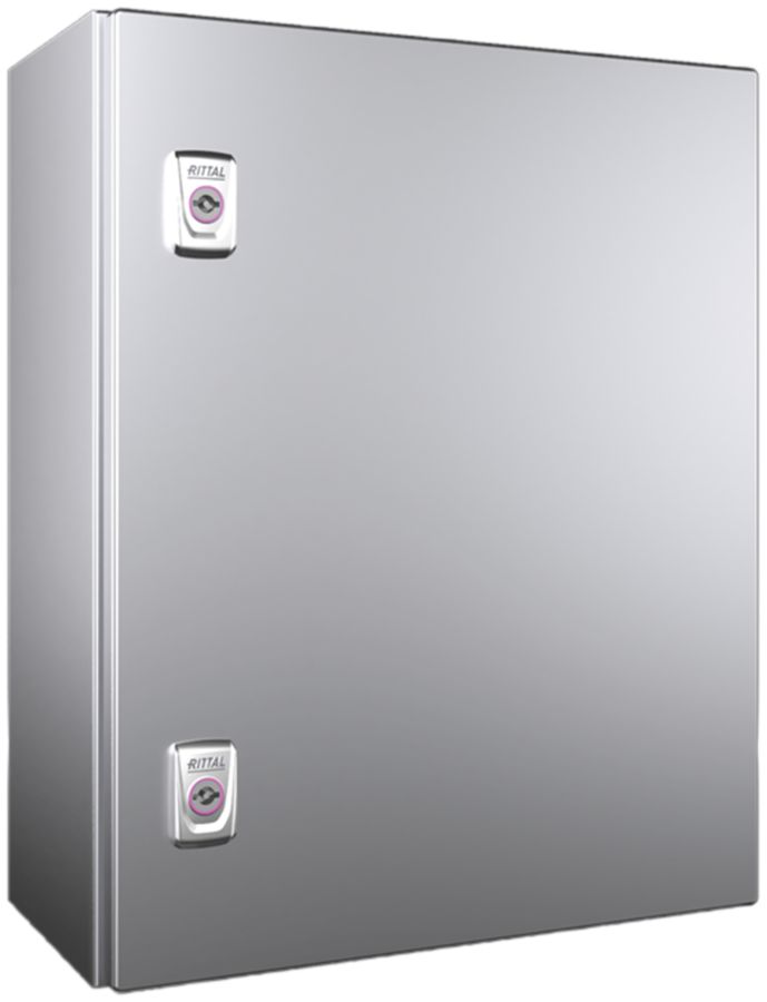 Armoire compacte Rittal AX, 1 porte, IP66, 400×500×210mm, acier fin V2A