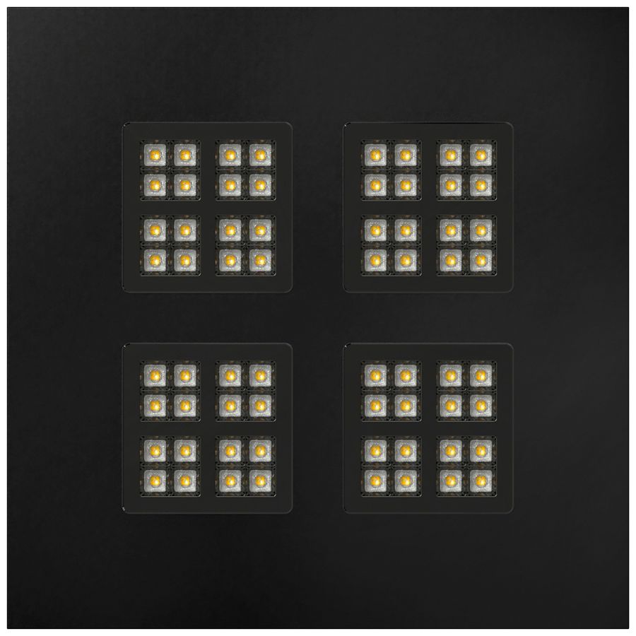 Lampada pannello LED SLV PAVANNO 22W 3403lm 3000…5000K WB DALI 600×600×20mm nero