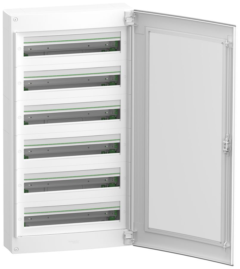 Petit tableau de distribution AP SE PrismaSeT XSa.porte tr 6×24UM 550×1050×168mm
