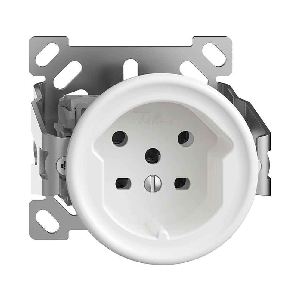 AP-Steckdose STANDARDdue T15 weiss ohne Kappe