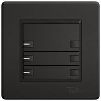 Poussoir universel ENC EDIZIO.liv UNI SNAPFIX® a.LED RGB 6× comm.1T no