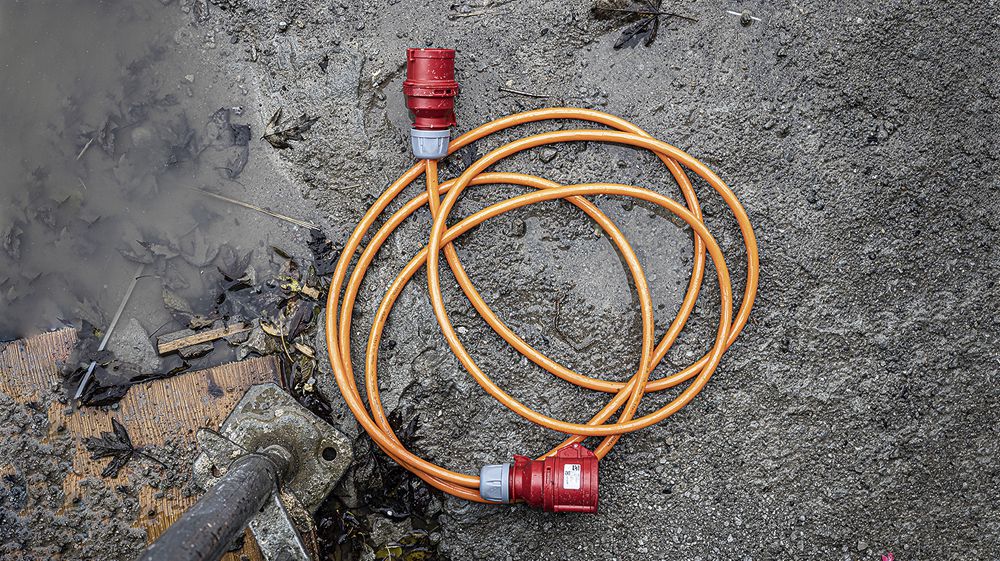 Câble de rallonge Steffen EPR-PUR 5×2.5mm² 5m CEE16/5 pour l'industrie orange