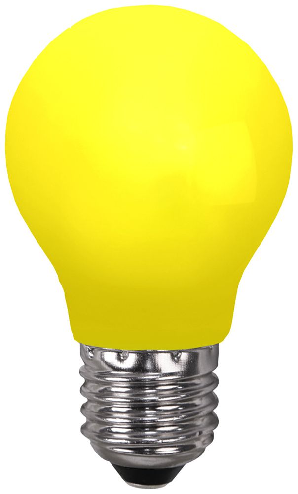 Lampe LED M. Schönenberger E27 0.9W 18lm 96mm A55 opalin jaune