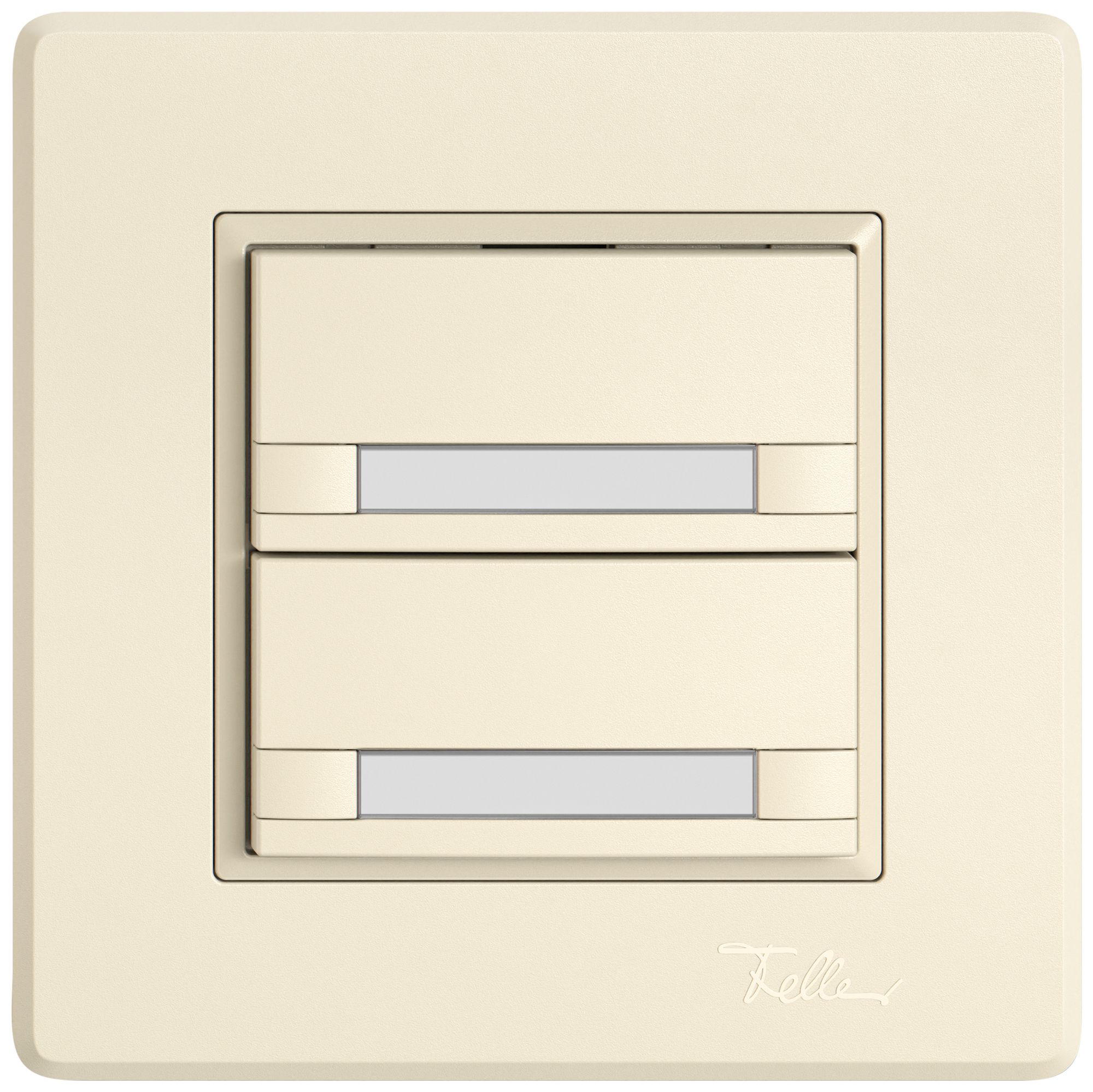 Pulsante KNX RGB INC EDIZIO.liv SNAPFIX® sensore temp.s.LED targ.2× com.2T cr