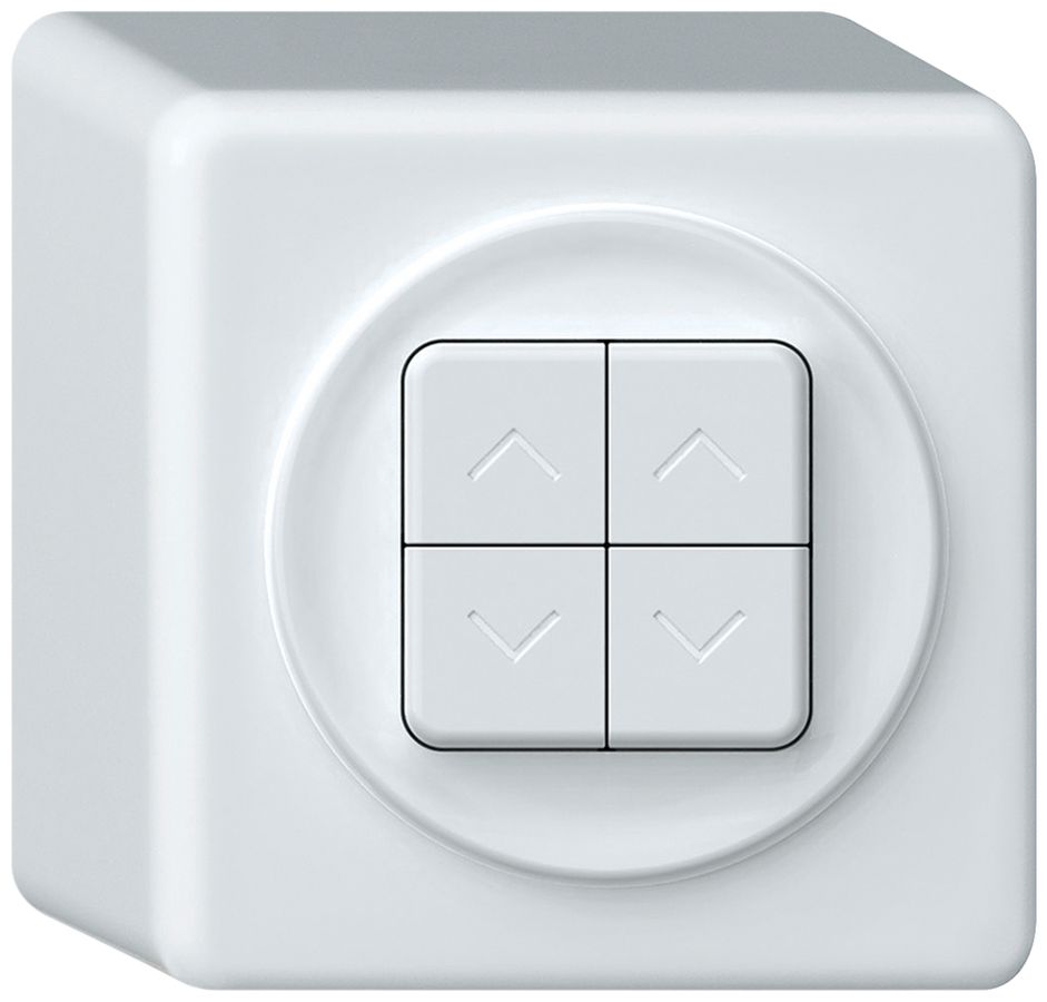 AP-Storentaster origin 2P 4×Tasten 88×88×54mm weiss