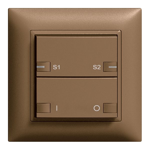 Poussoir ENC ZEP ON-OFF scène 1c/2t station cen-sec.EDIZIOdue coffee