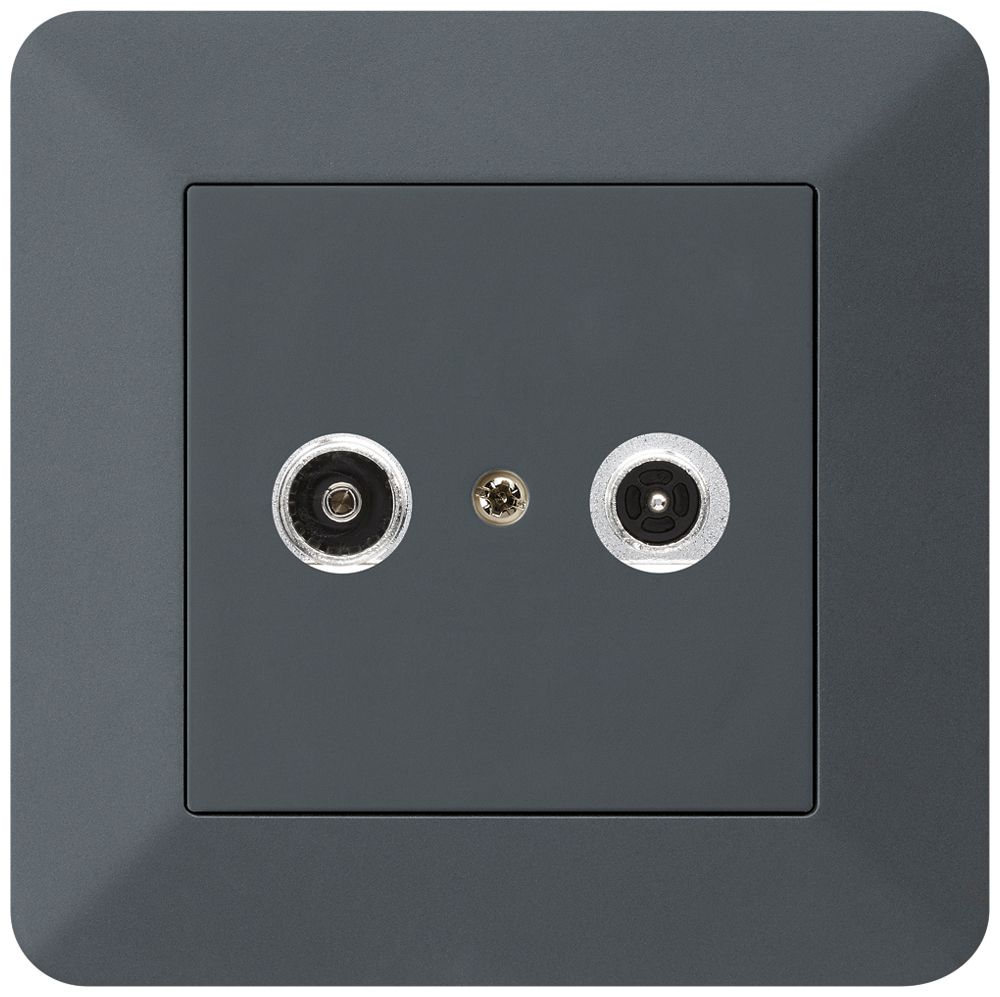 Prise antenne ENC kallysto.trend R/TV 19dB 2GHz anthracite