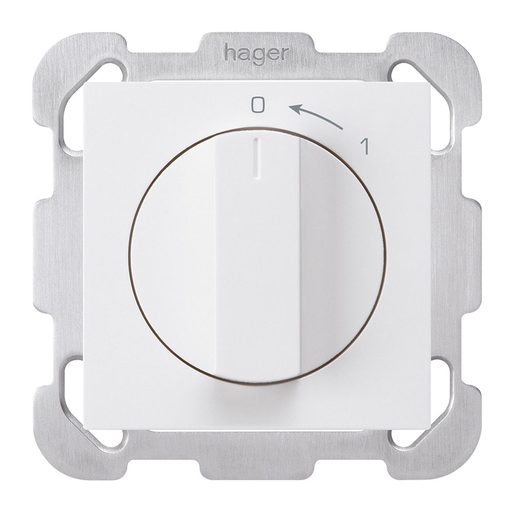 UP-Schwenktaster 0<-1/1L weiss kallysto mit Drehgriff