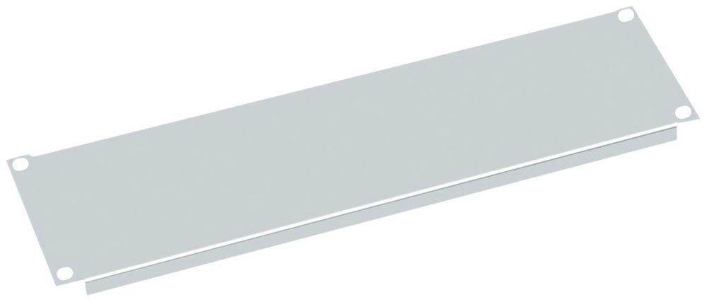 Blindplatte 19" VALUE, 3HE, lichtgrau (RAL 7035)