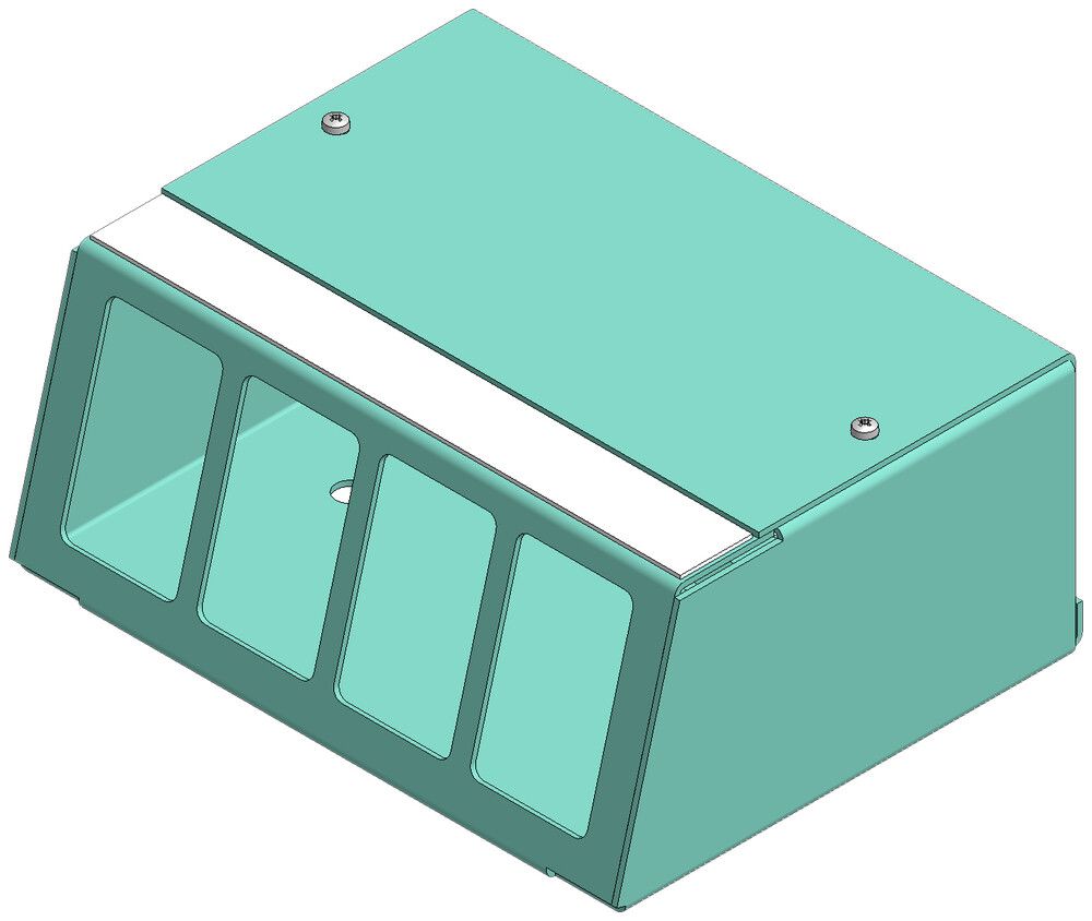 Coffret de branchement DAK 4FLF verti.