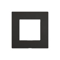 Plaque frontale EDIZIO.liv Wiser 60×60mm noir