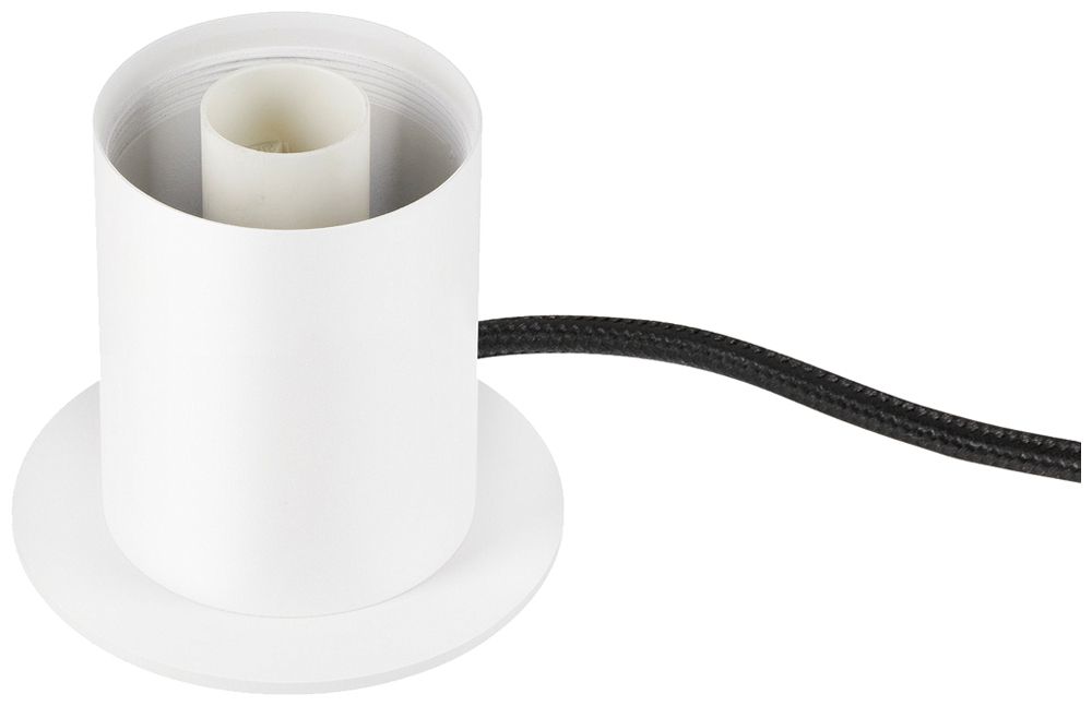 Tischleuchte SLV VARYT E14 1×6W Schalter Ø90×90mm weiss