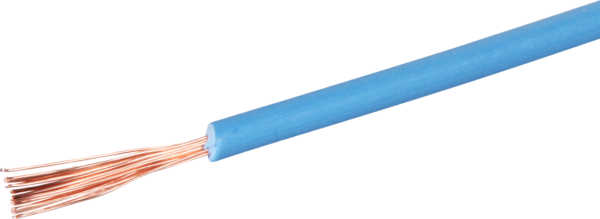 T-Litze 0.75mm² hellblau Eca, Spule à 200m