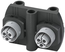 Y-Verteiler PX IPD Y 3P2,5 BK 3P 2×Ausgang 1×Eingang