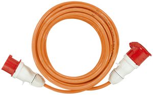 CEE-Verlängerungskabel Demelectric G-PUR 5×6mm² CEE/CEE 32A IP44 orange 15m