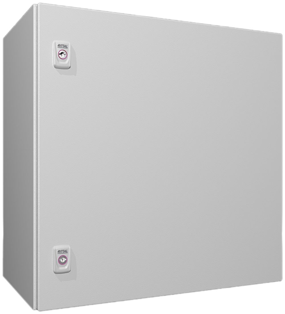 Armoire compacte Rittal AX, 1 porte, IP66, 600×600×350mm, tôle d'acier