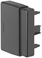 Endstück Hager tehalit.LF einstellbar (30/40)×60mm schwarz IP30