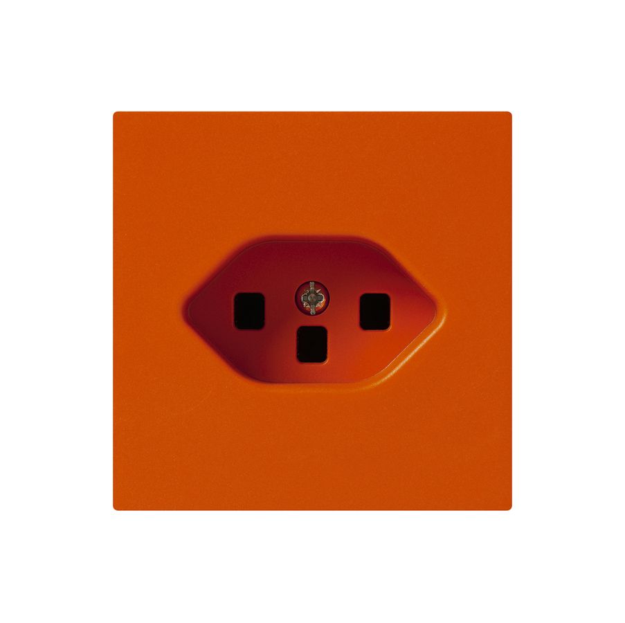 UP-Steckdose kallysto T23 orange mit Steckklemmen